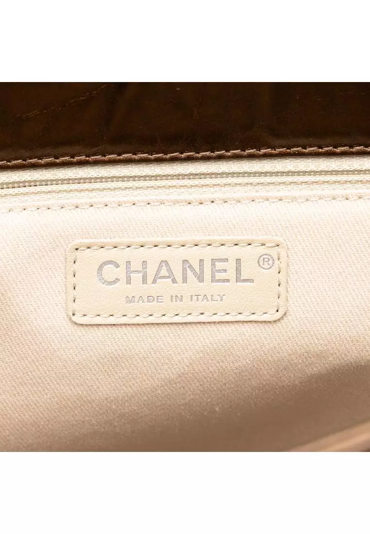 Pre-Loved Chanel Quilted Metallic Aged Calfskin Reissue 2.55 Tote