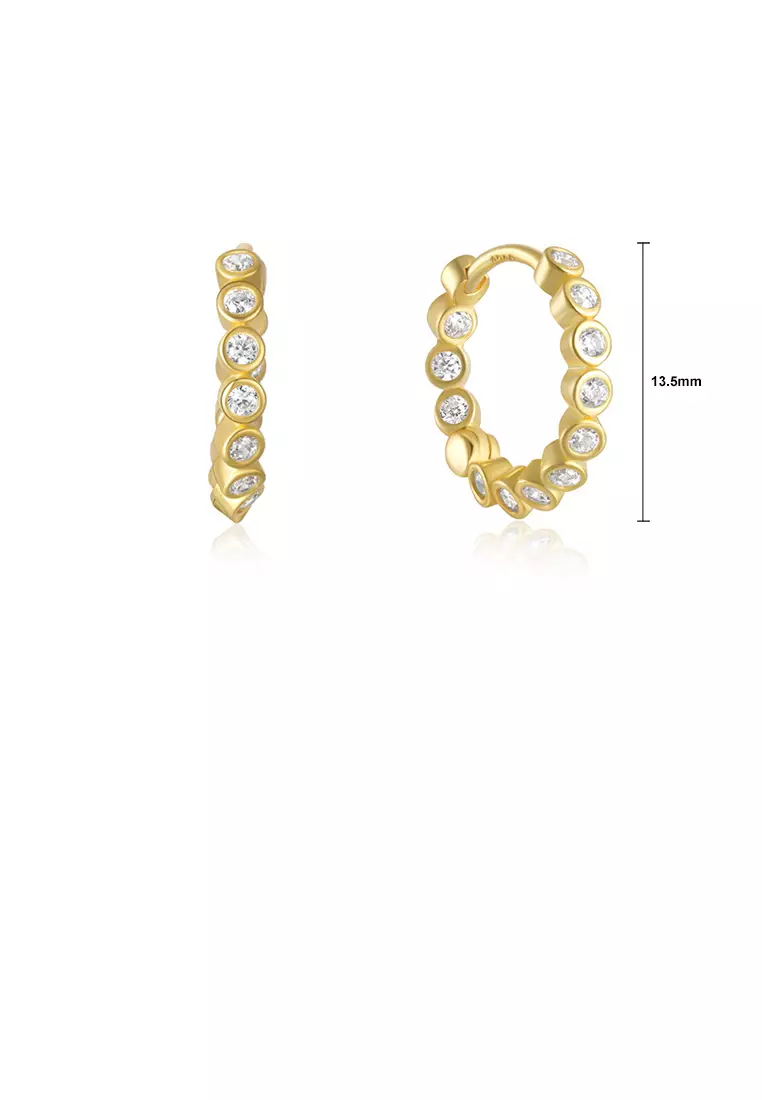 Cz clearance hoop earrings