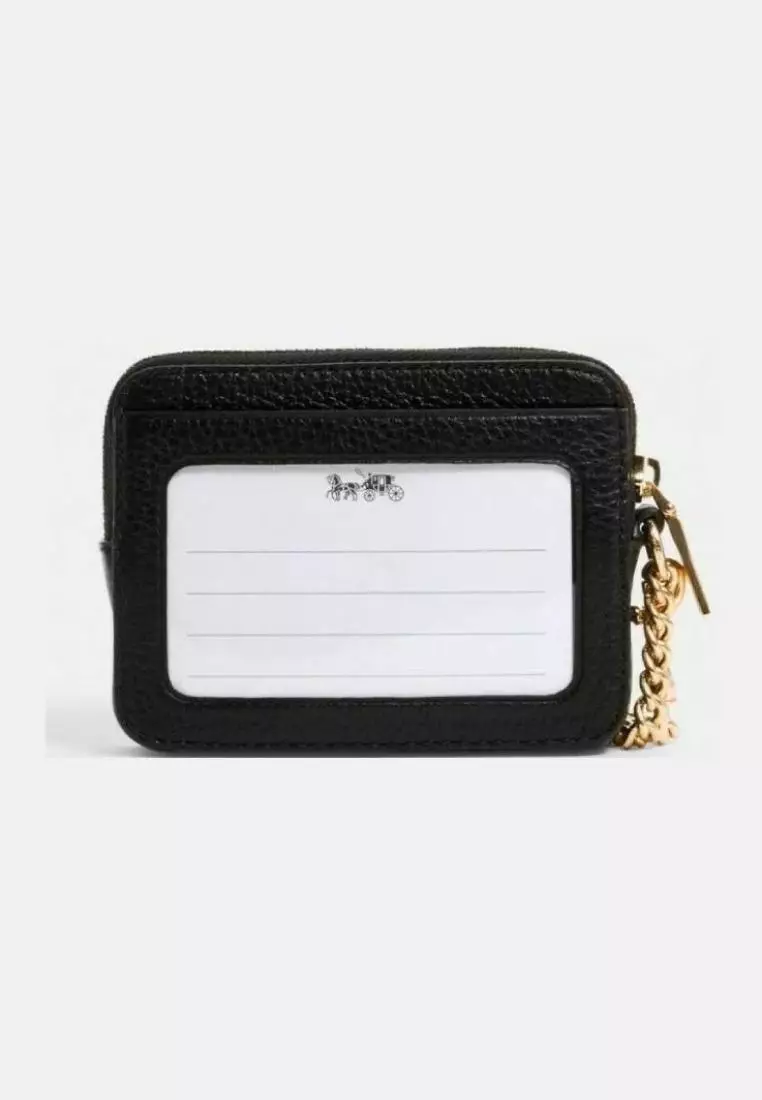 Jual Coach Coach Zip Card Case Black Original 2024 ZALORA Indonesia