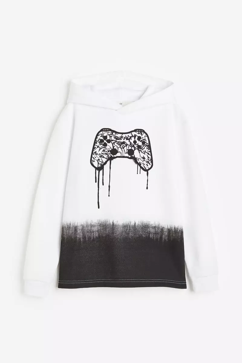 Buy H M Printed hoodie 2024 Online ZALORA Singapore