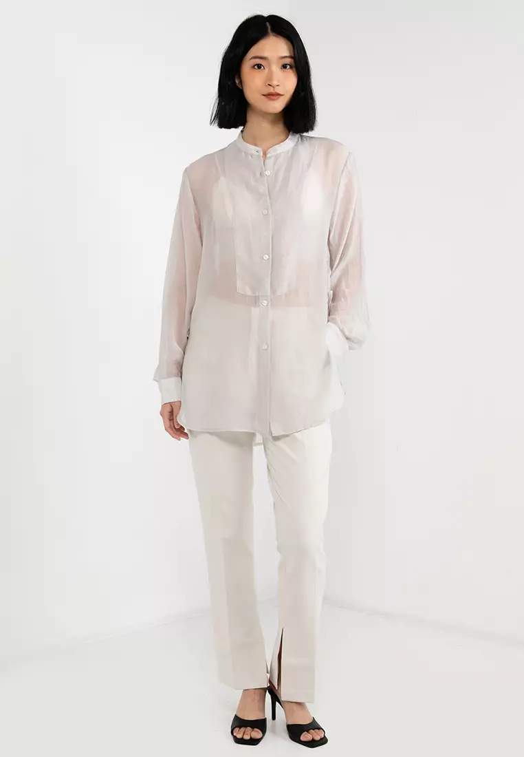 LOWRYS FARM Side String Dress Shirt 2024 Buy LOWRYS FARM Online ZALORA Hong Kong