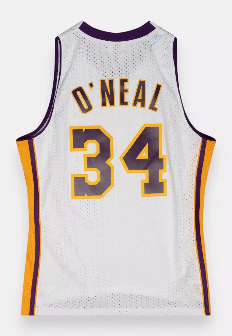 #34 Shaquille O'Neal 2002 Los Angeles Lakers  Swingman Basketball Jersey