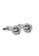 Arden Teal silver Ojeda Chrome Arrow Knot Cufflinks 38222ACE017D5CGS_1