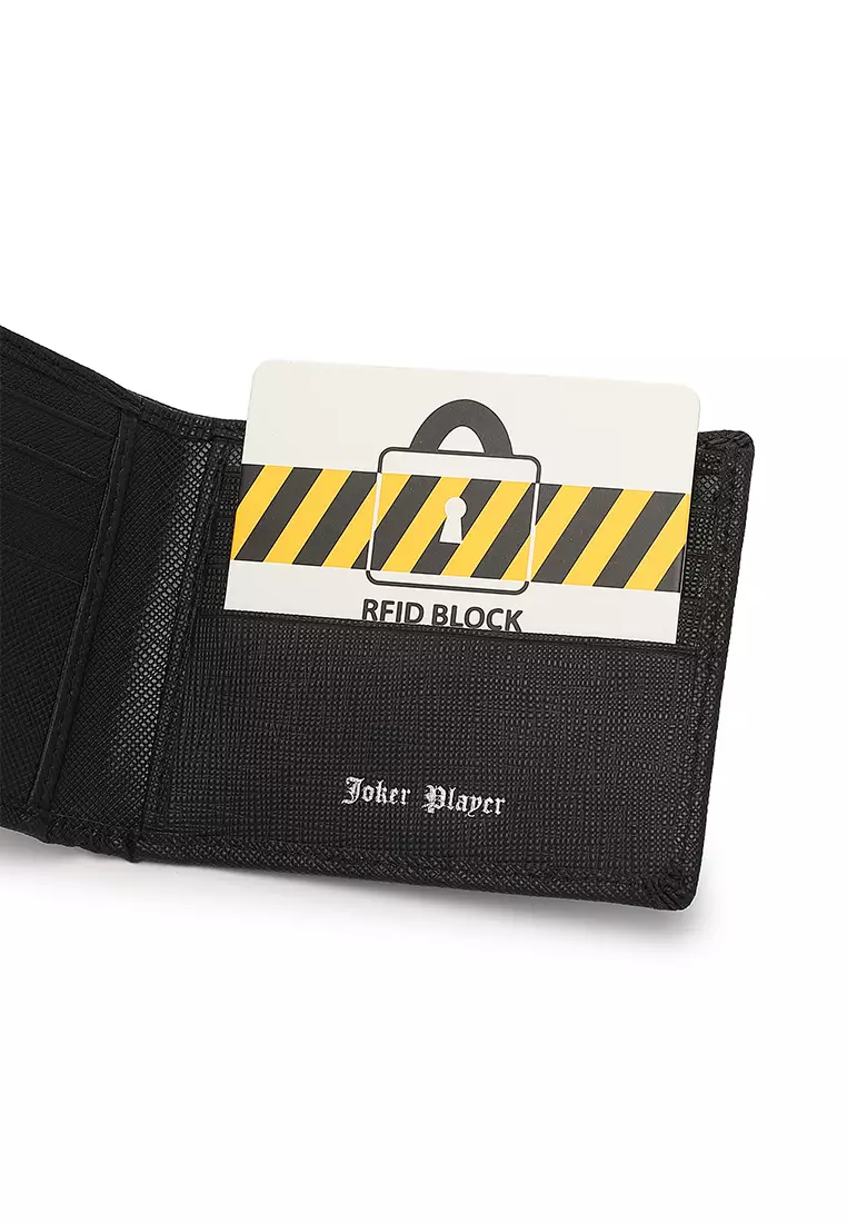 Gift Set - Leather RFID Wallet + 35mm Automatic Buckle Belt - Black