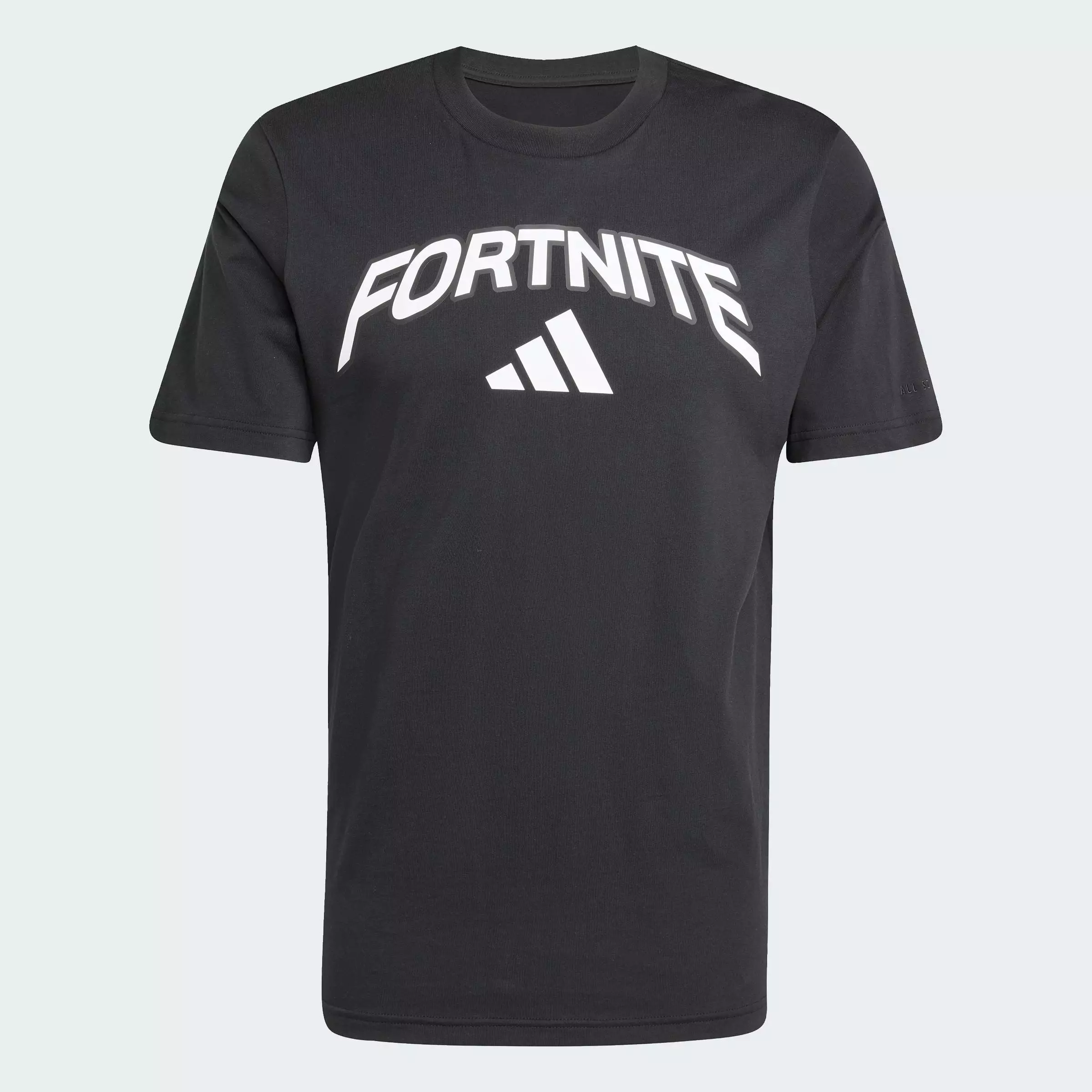 Buy ADIDAS Lifestyle X Fortnite Logo Graphic Tee Men Black JV8012