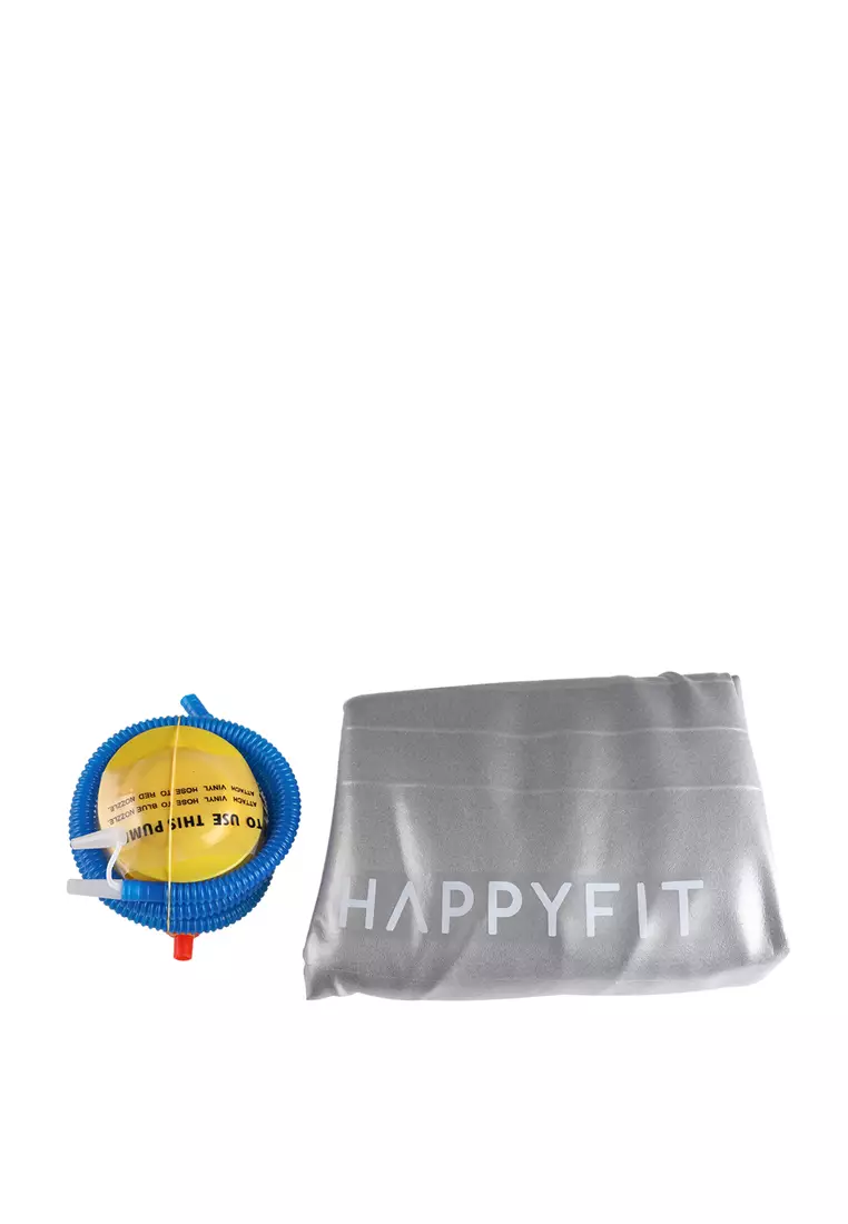 HAPPYFIT Anti Burst Gym Ball w/ Hand Pump 75 cm - Grey