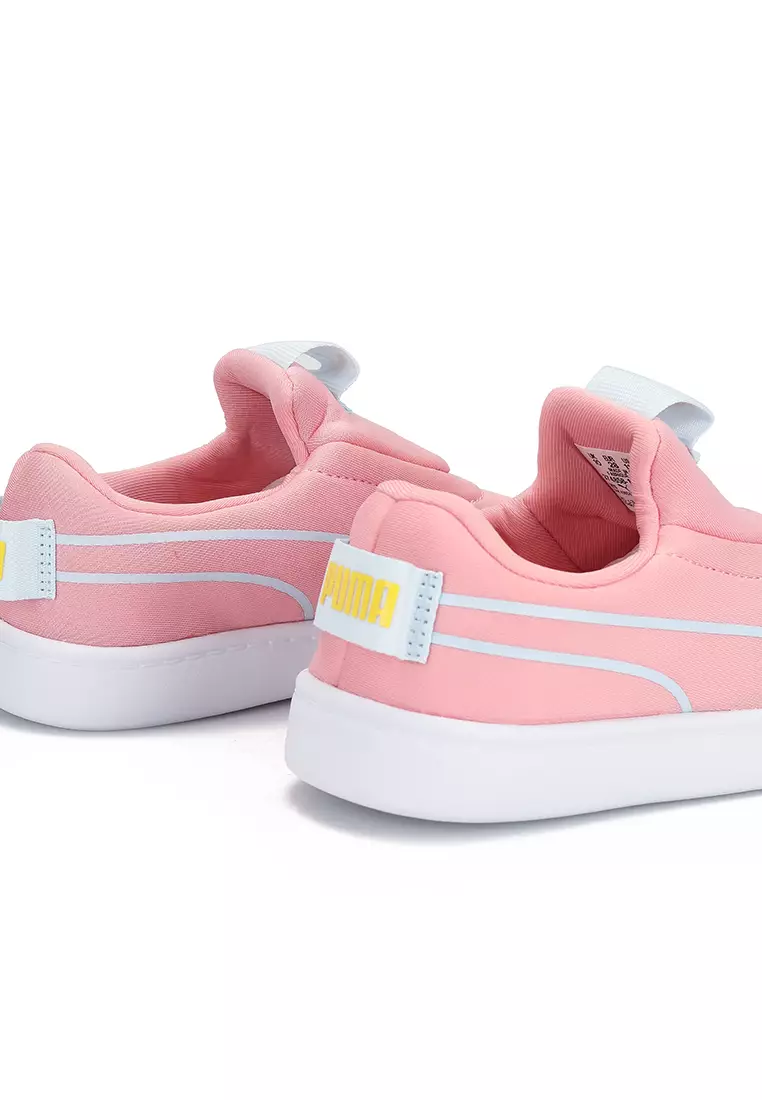Childrens pink puma trainers shop