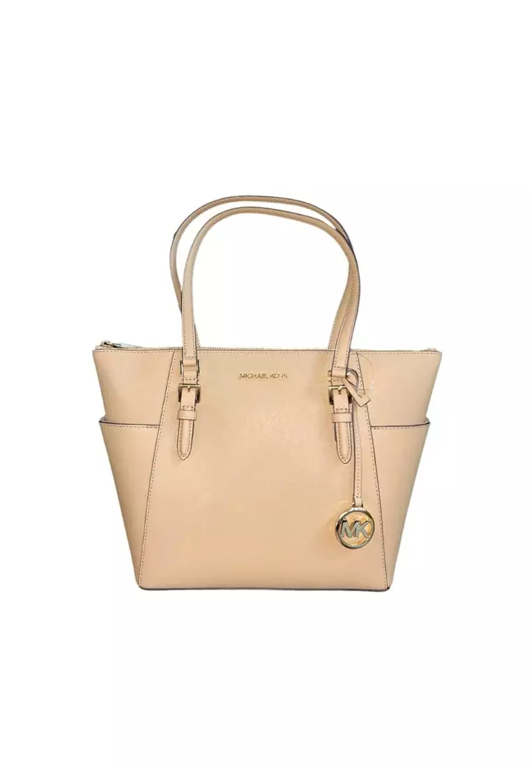 Michael kors camel tote outlet