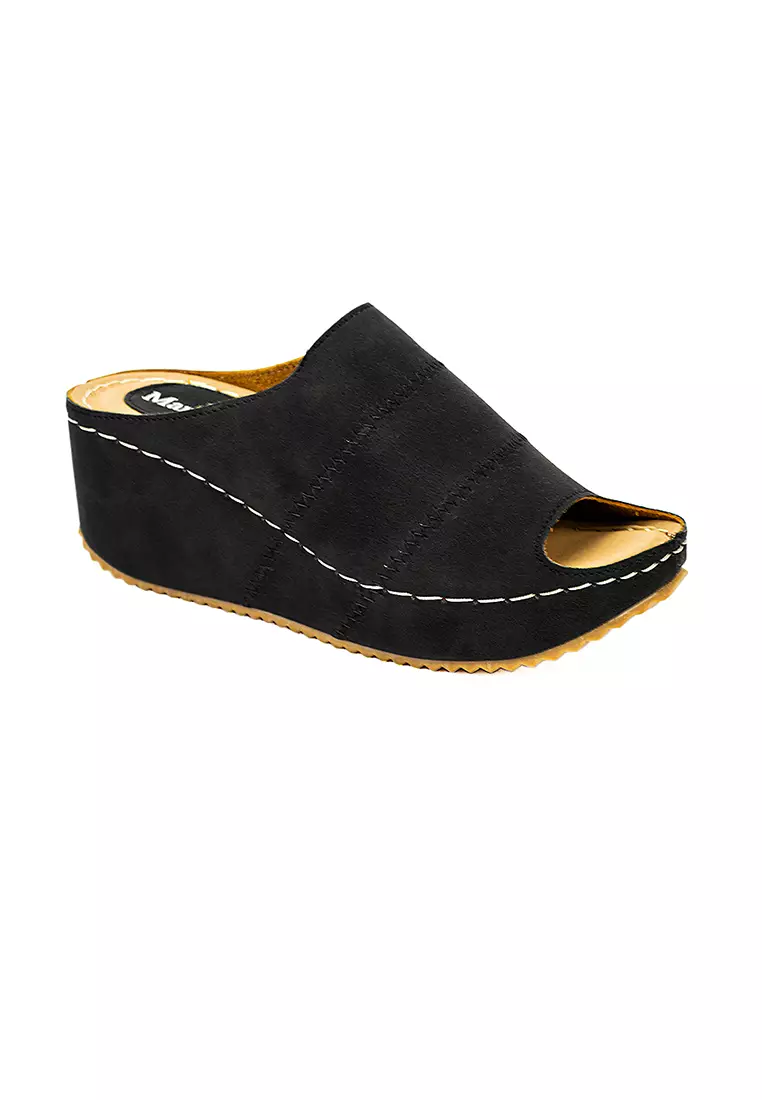 Discount on Mario D' boro Runway  shoes - SKU: Women's Wedge Sandals LW 23384 Black C21