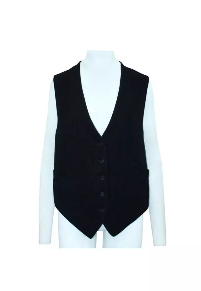 White and black clearance vest