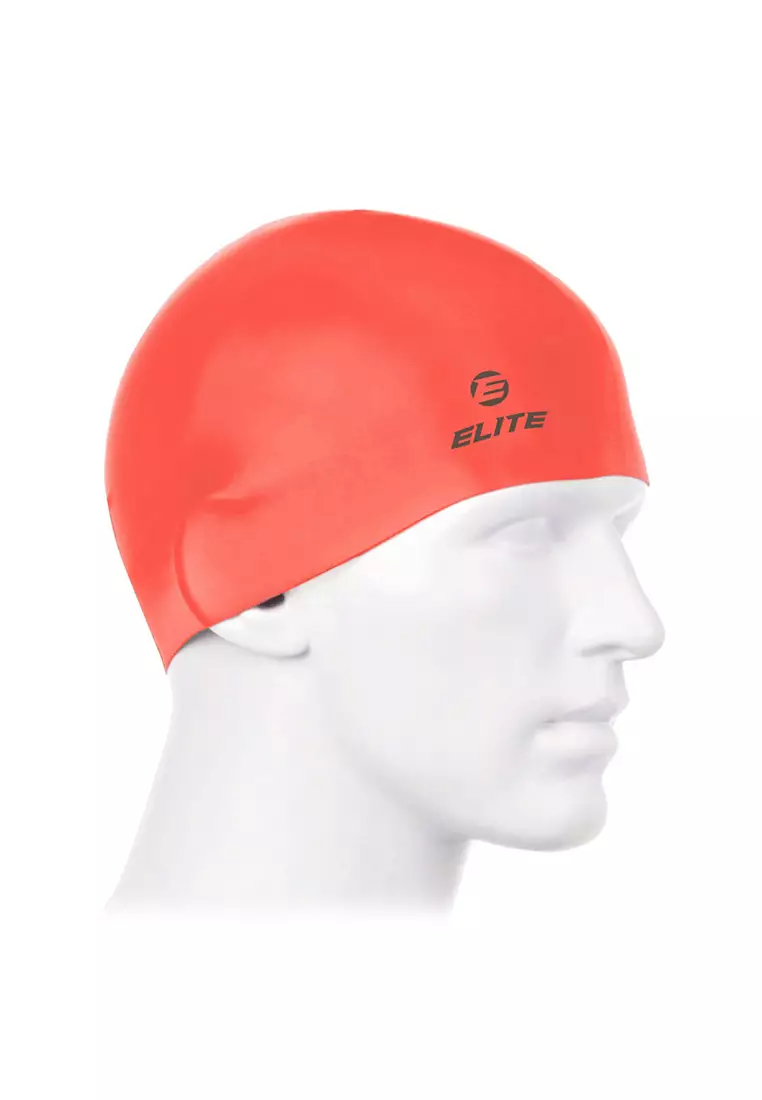 High Quality Silicone Solid Swim Cap - Blue