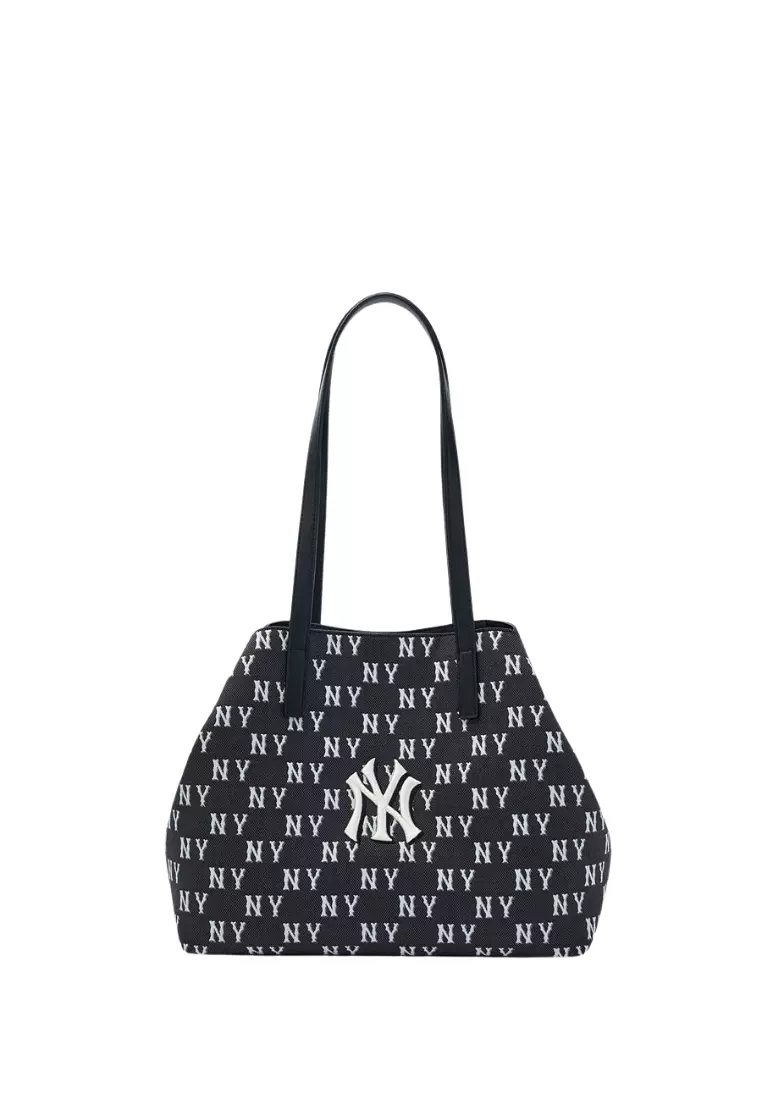 Classic Monogram Jacquard Shopper Bag - NY Black