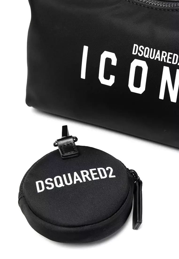 DSQUARED2 ICON ボディバッグ ブラック DSQUARED2（ディースクエアード） バッグ ショルダーバッグ ボディ