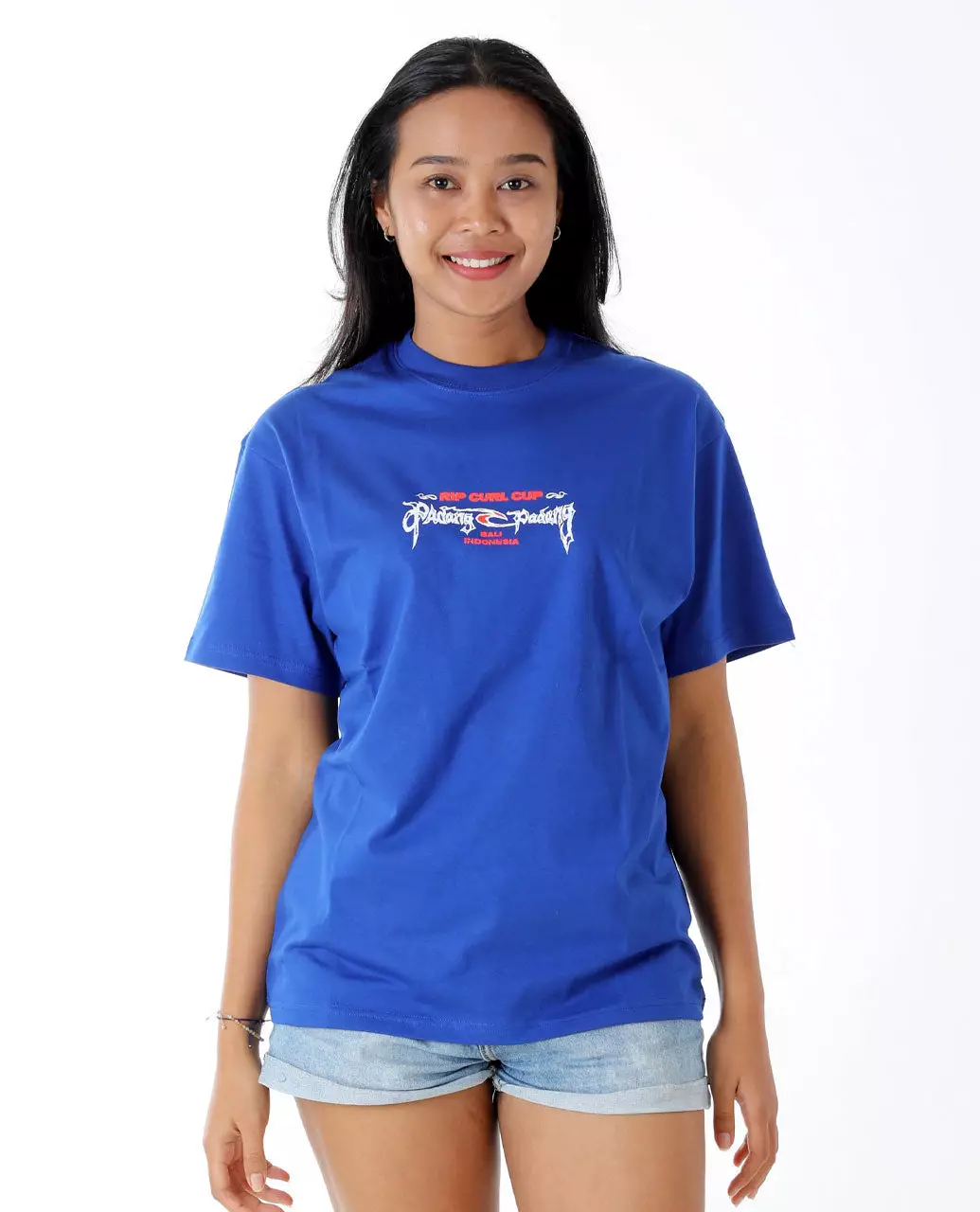 Rip Curl Unisex Padang Padang 25 Poster Tee - Cobalt