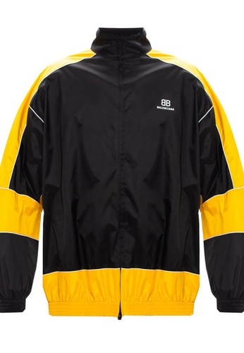 BALENCIAGA black Balenciaga Bb Zip-Up Jacket in Yellow 7E9B6AA3940728GS_1