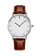 Aries Gold 褐色 Aries Gold Urban Tango Silver and Brown Leather Watch 252C2AC454ABC2GS_1