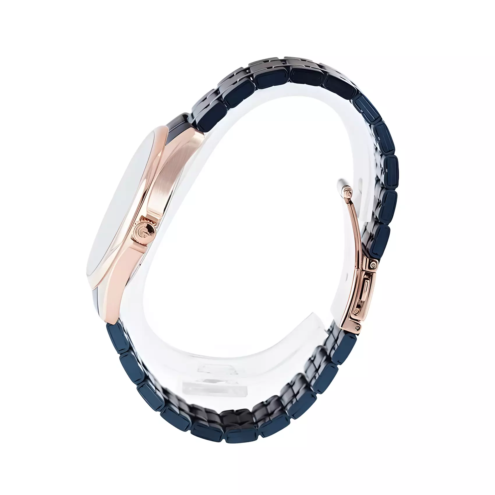 Alexandre Christie - Jam Tangan Analog Pria - Blue Rose Gold - Stainless Steel - 8661 MDBURBU