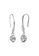 Her Jewellery silver Crystal Hook Earrings -  Made with premium grade crystals from Austria HE210AC18HMJSG_2