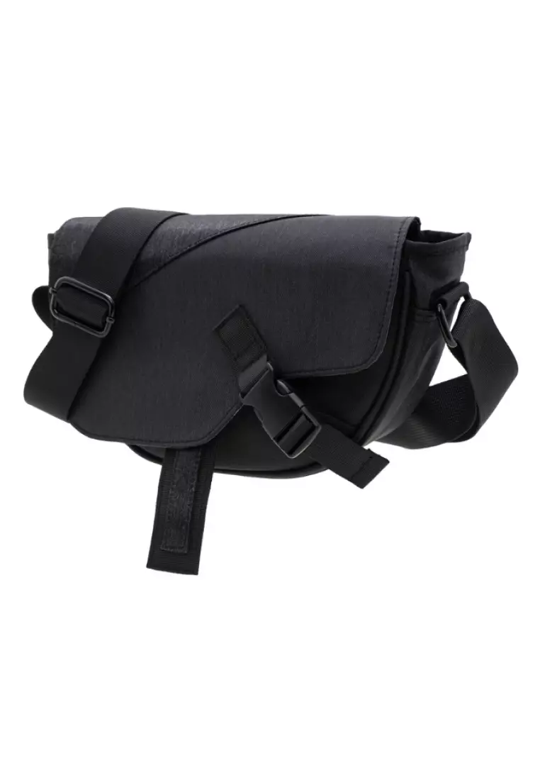 Euro Polo Men's Half Moon Crossbody Sling Bag EBK 40110