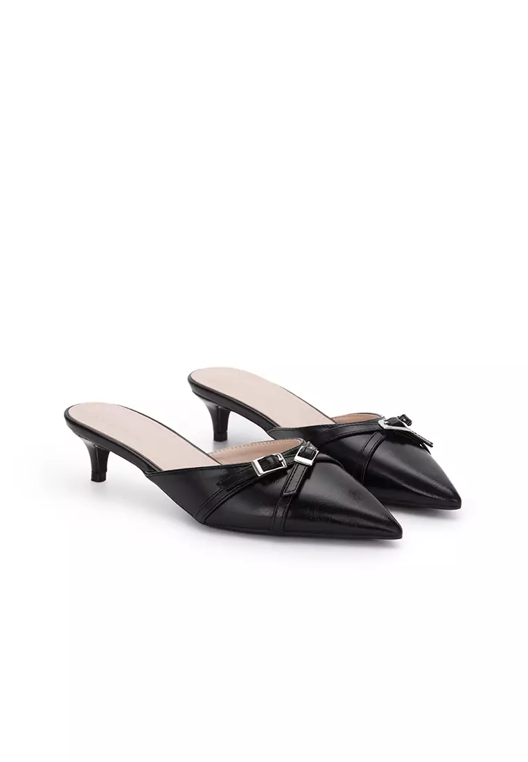 Pointed toe hotsell kitten heel mules