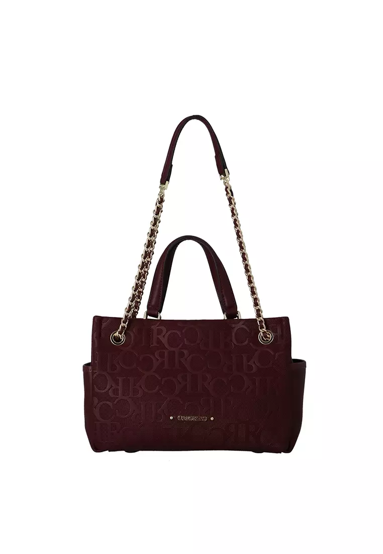 CR Lyla Top Handle Bag - Maroon