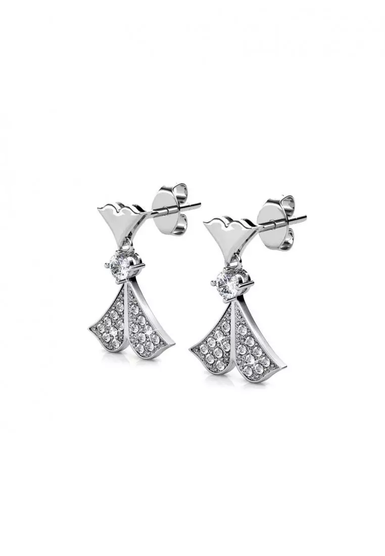 Rain Doll Earring WG - Anting Crystal Swarovski® by Her Jewellery