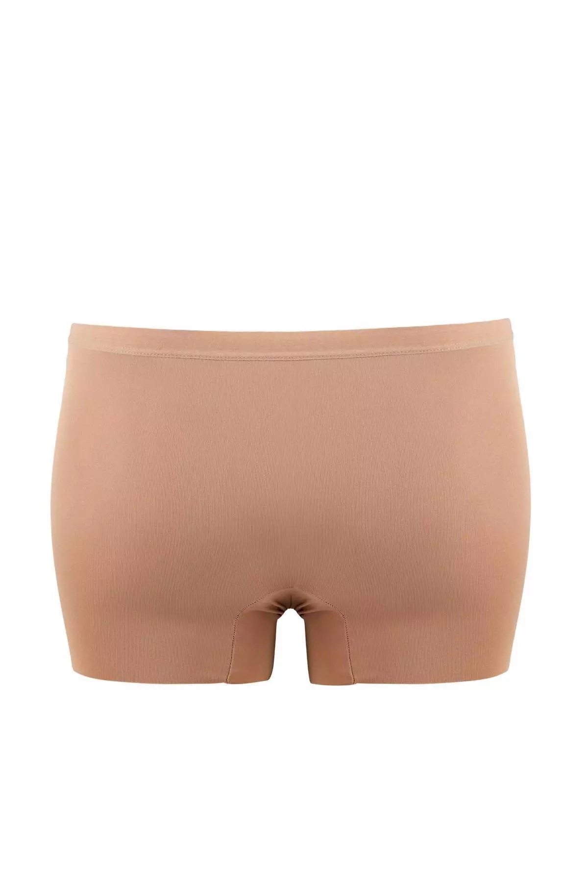 Brown-Mink 2 Pack Micro Seamless/Traceless Laser Cut Boxer Knitted Panties Thmss24Ku44