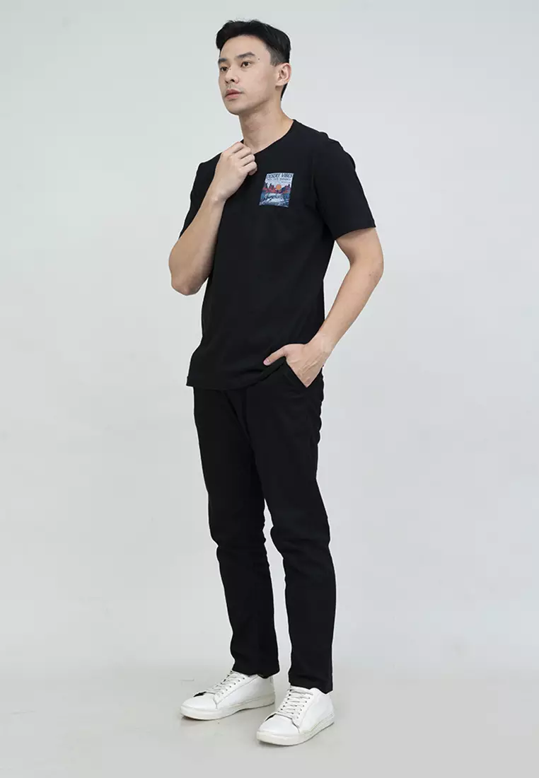 Kaos Hitam t shirt polos houseofcuff motif Desert Vibes READY 4XL