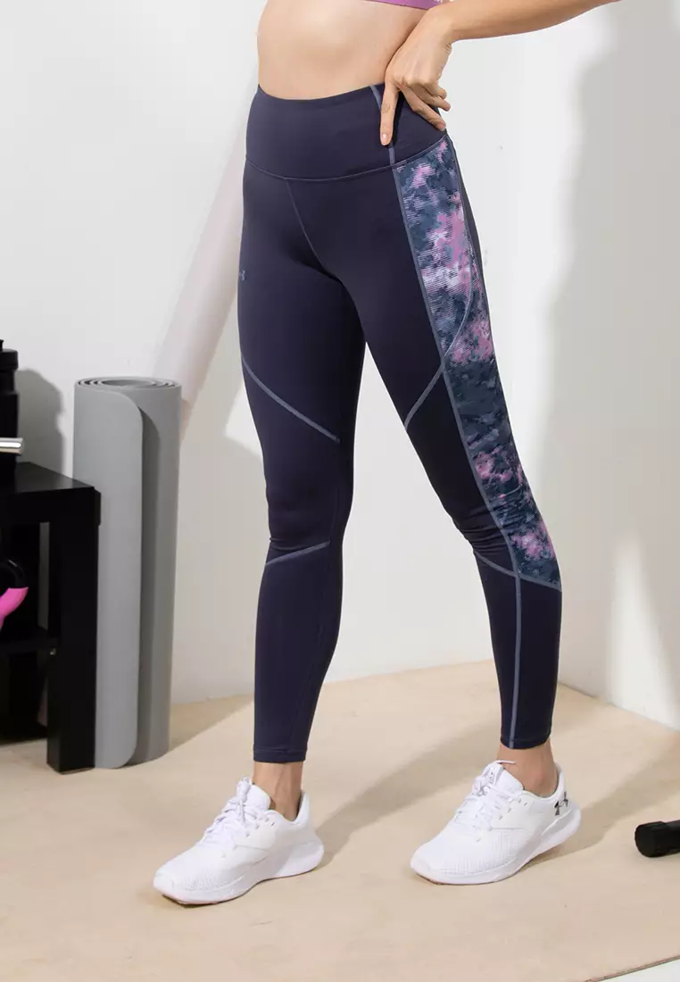 Buy Under Armour Train Cold Weather Novelty Leggings in Tempered  Steel/Jellyfish/Aurora Purple 2024 Online