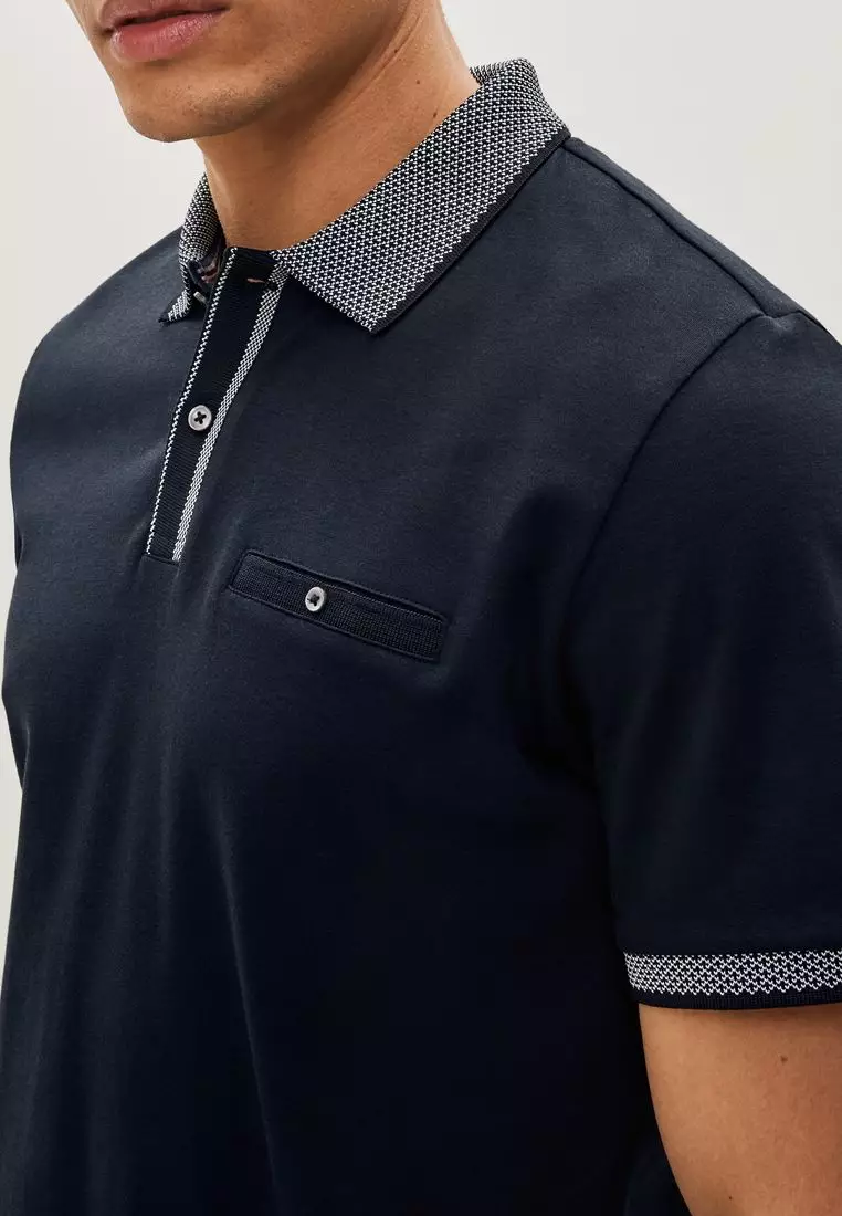 Buy NEXT Smart Collar Polo Shirt 2024 Online ZALORA