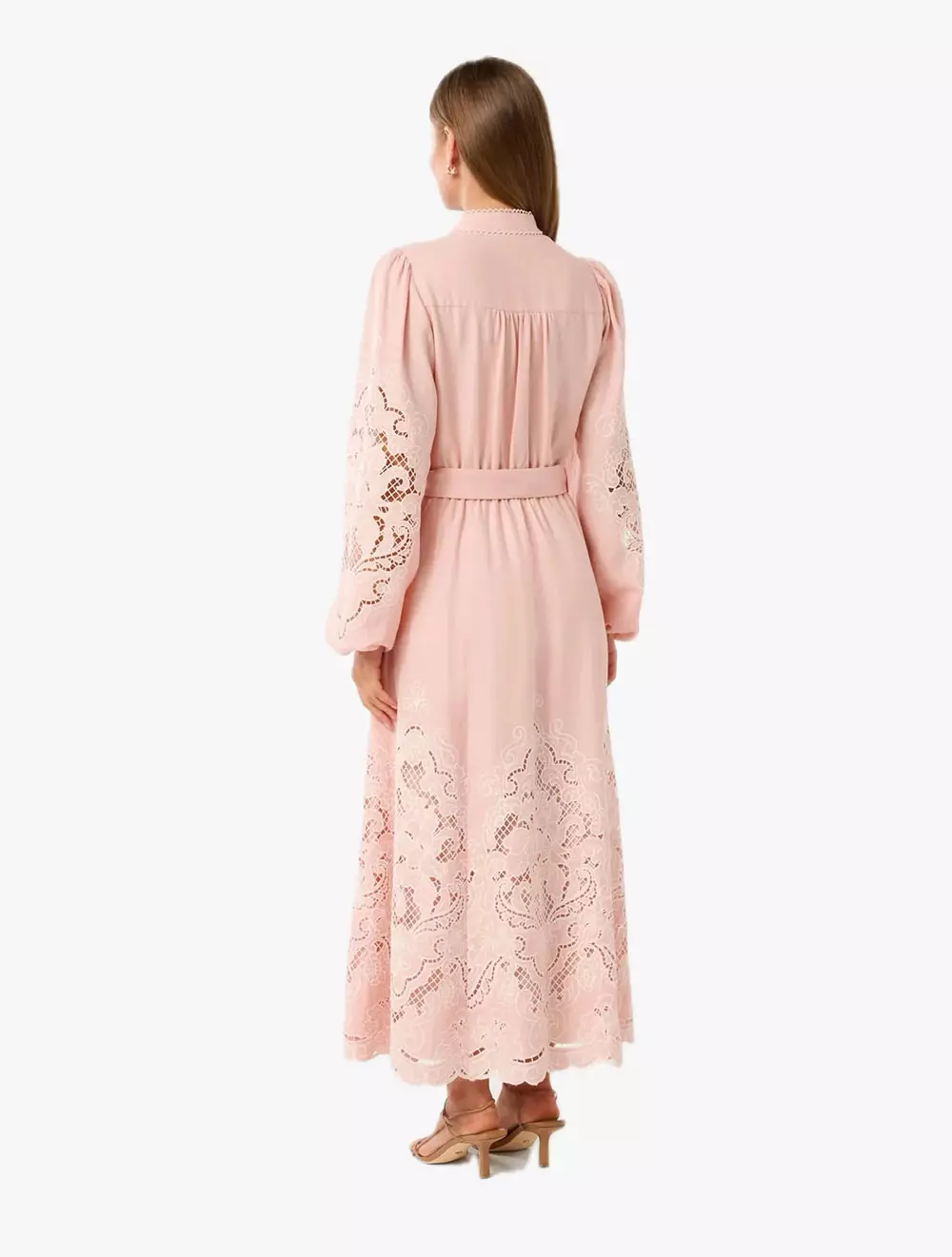 Ebony Embroidered Midi Dress