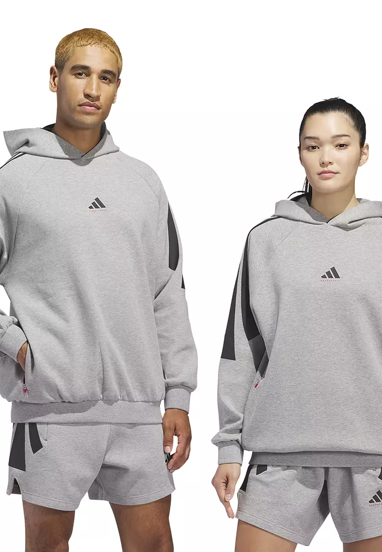 ★adidas★BASKETBALL SPACER HOODIE フーディー★追跡可 Shop adidas Basketball Spacer Hoodie Black Online in KSA -SSS