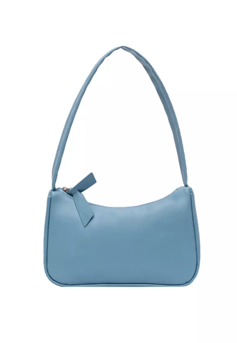 Camila Trendy Blue Women Baguette Bag