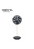 Mistral Mimica by Mistral 12 inch High Velocity Stand Fan with Remote Control (MHV912R) 780C7ES6E18C16GS_3