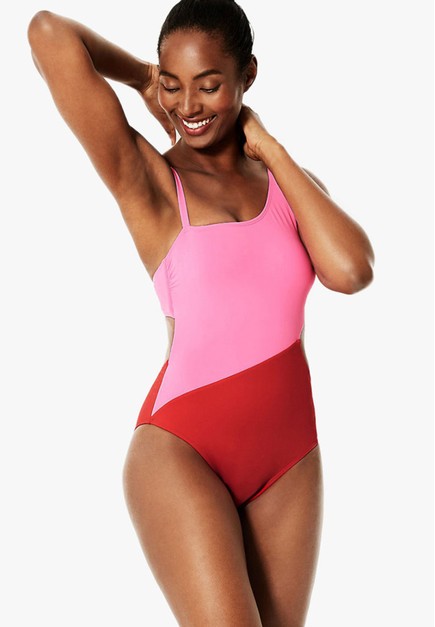 Jual Marks Spencer Colour Block Padded Bandeau Swimsuit Original Zalora Indonesia