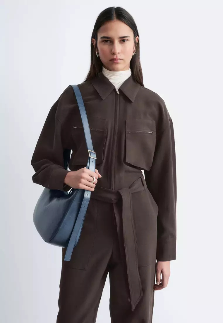 Belted Utility Jumpsuit