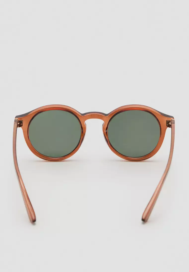 Semi-Transparent Frame Sunglasses