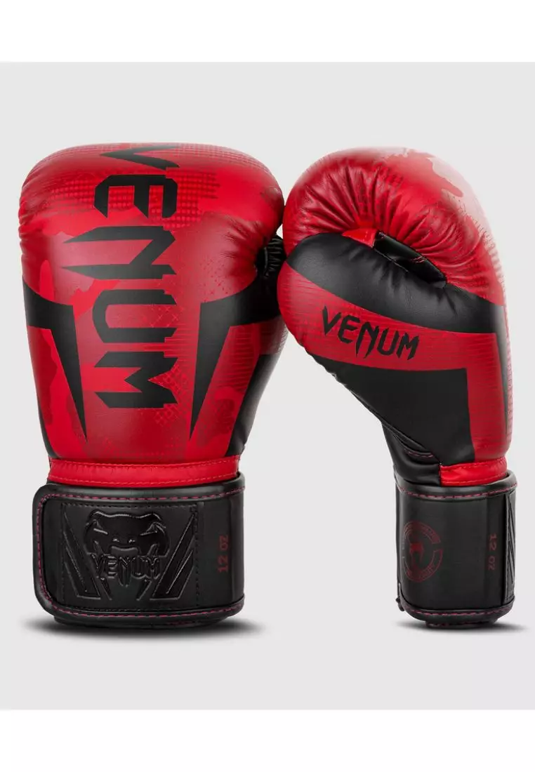 Venum Elite Boxing Gloves - Red Camo