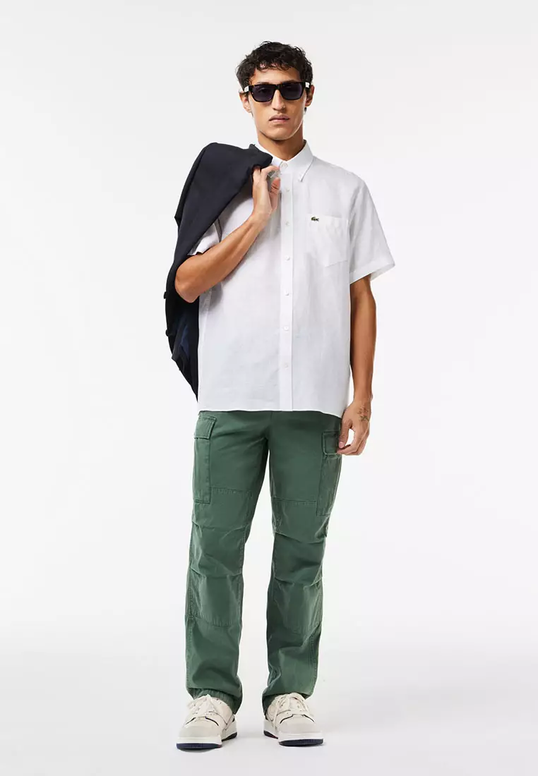 Men’s Short Sleeve Linen Shirt