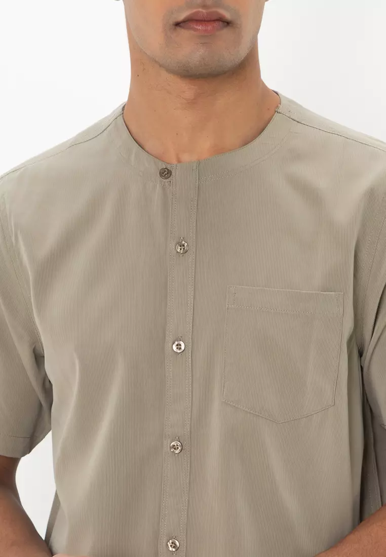 Mandarin Collar Modern Shirt