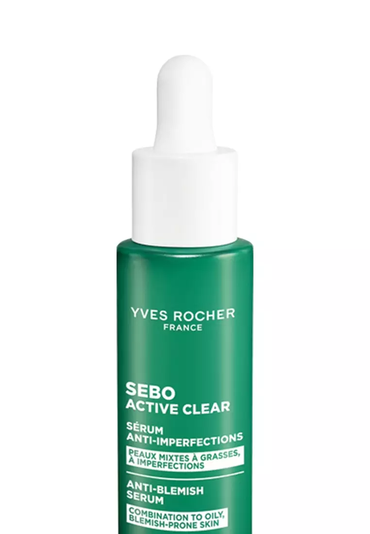 Sebo Active Clear Anti Blemish Serum 30ml - Reduces Pores, Blackheads & Spots