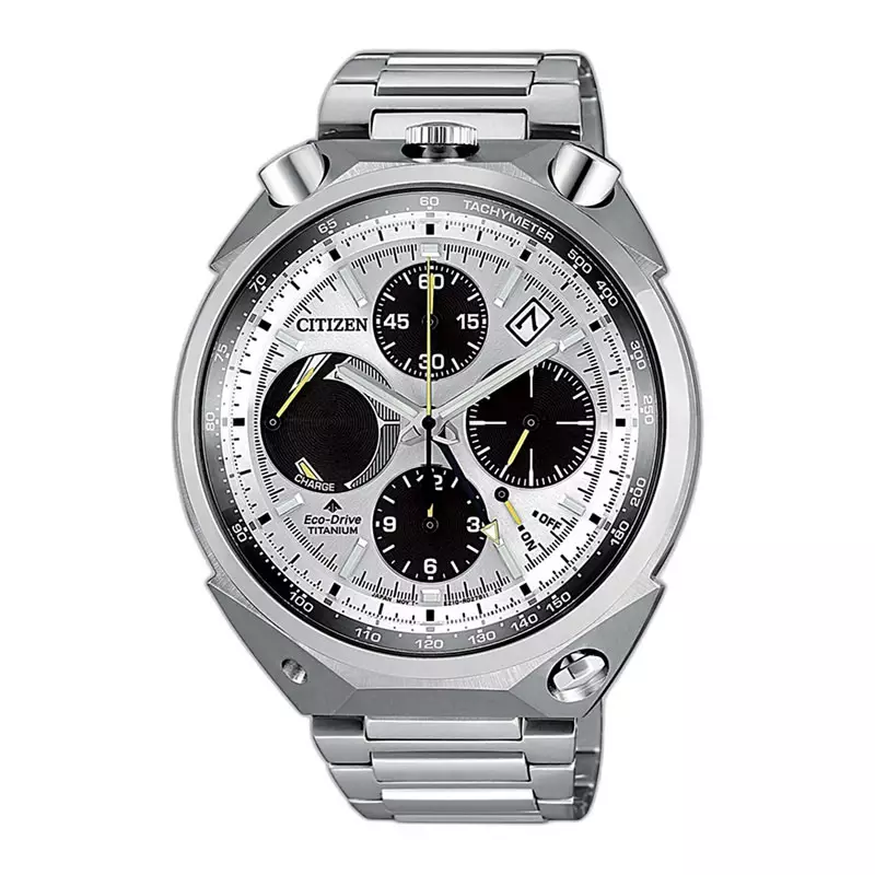 Citizen Eco-Drive AV0080-88A – Orologio Uomo In Titanio – Quadrante Bianco – Vetro Zaffiro – Impermeabile 20 Bar
