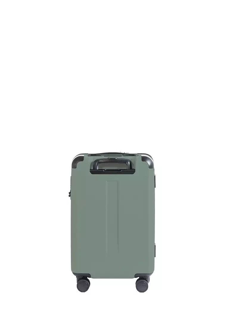 Bagasi Galena Zipper Frame Koper Hardcase Small - Mineral Green