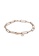 PANDORA silver Pandora 14K Rose Gold-Plated Link Chain & Stones Bracelet F01E2ACC09A681GS_1