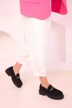 Black Suede/Platinum