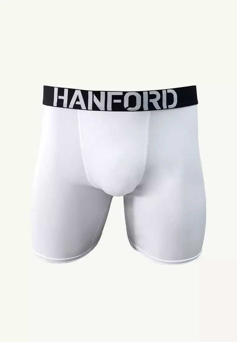 Athletic Men Pro Cool Quick Dry Compression Shorts Velosis - White (Single Pack)