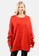 London Rag orange Sweater Kebesaran Kru Leher Karang 8D635AA601881FGS_1