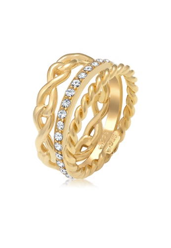 ELLI GERMANY gold Ring Sets Infinity Symbol Gold Plated 3976BACBB5443AGS_1