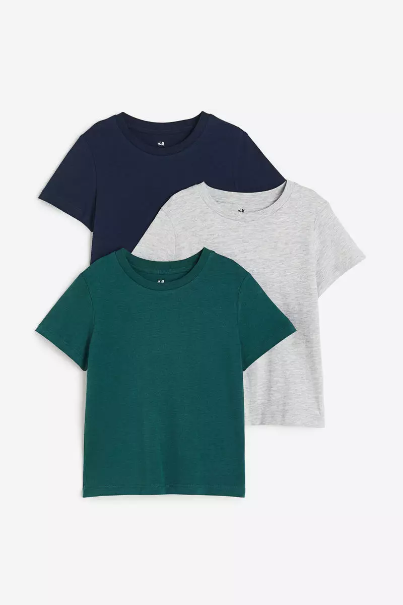 Buy H&M 3pack cotton Tshirts 2024 Online ZALORA Philippines