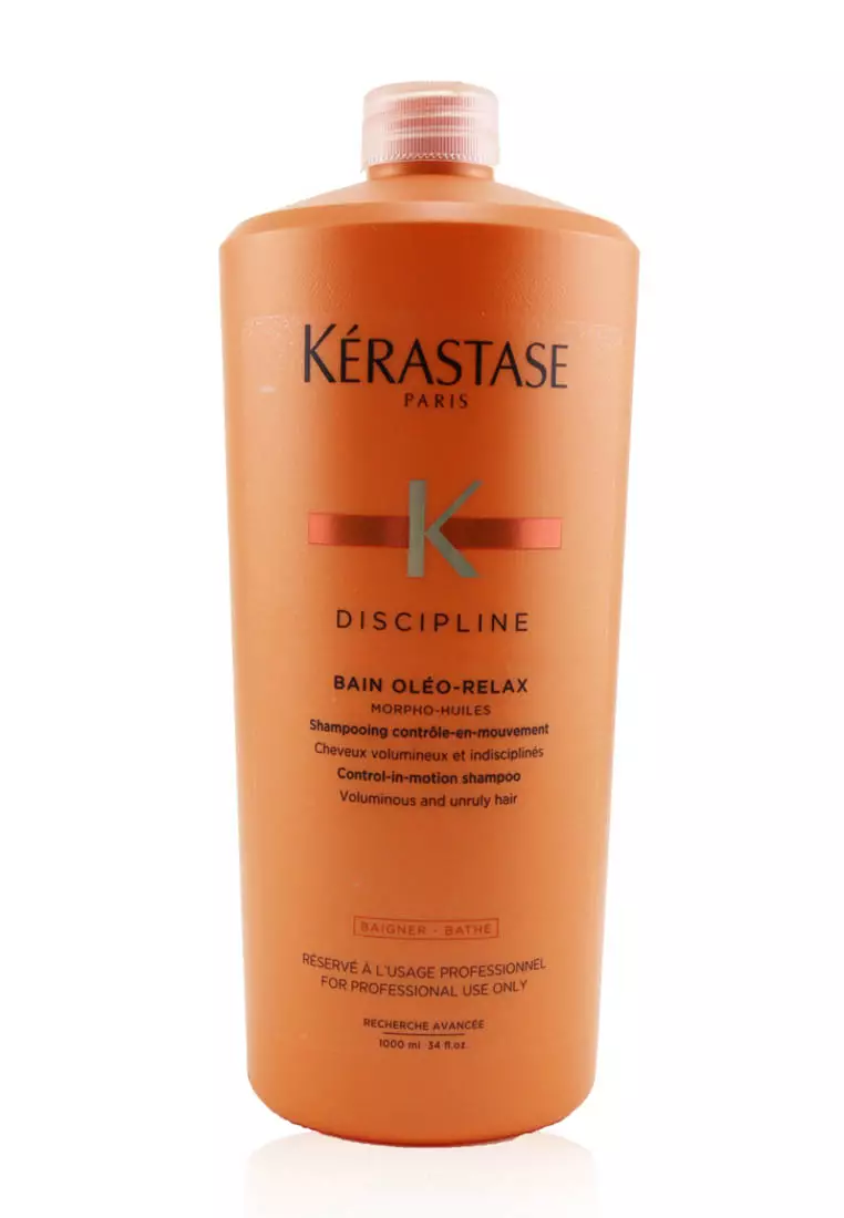 camouflage Sentimental podning Kérastase KÉRASTASE - Discipline Bain Oleo-Relax Control-In-Motion Shampoo  (Voluminous and Unruly Hair) 1000ml/34oz 2023 | Buy Kérastase Online |  ZALORA Hong Kong